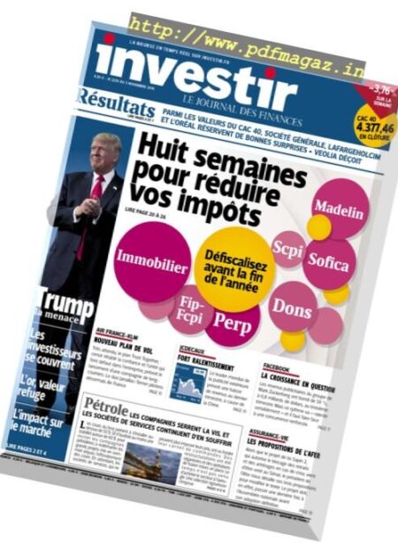 investir – 5 Novembre 2016 Cover