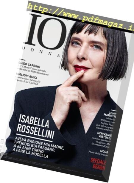 Io Donna del Corriere della Sera – 29 Ottobre 2016 Cover
