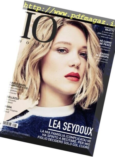 Io Donna del Corriere della Sera – 5 Novembre 2016 Cover