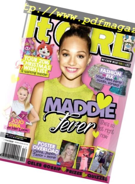 It GiRL – December 2016 Cover