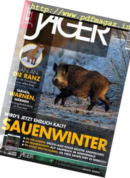 Jager – Dezember 2016 Cover