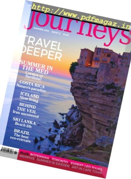 Journeys Magazine – Summer 2016 Cover