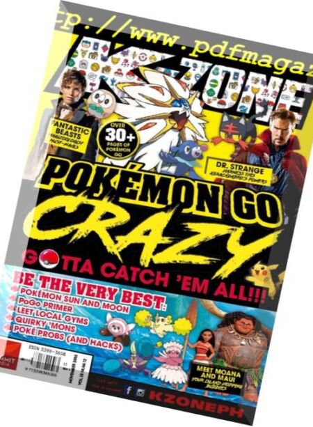 K-Zone Philippines – November 2016 Cover