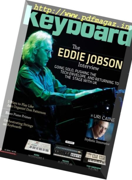Keyboard Magazine – December 2016 Cover