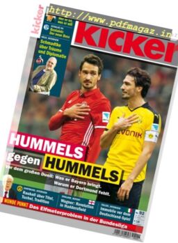 Kicker – 14 November 2016