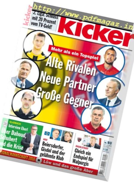 Kicker – 17 November 2016 Cover