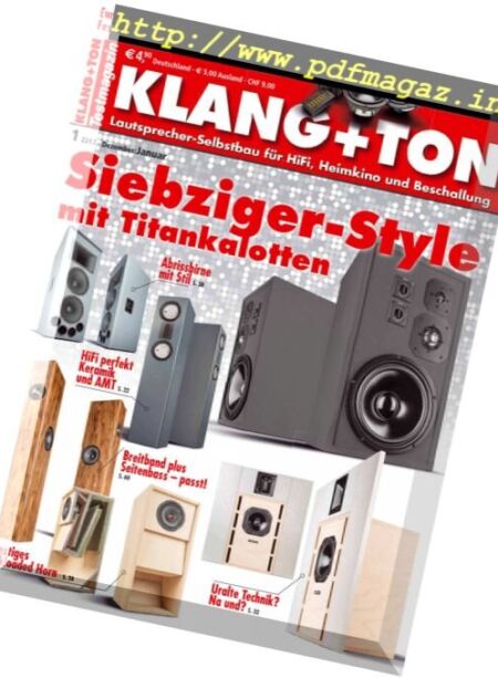 Klang+Ton – Dezember 2016 – Januar 2017 Cover