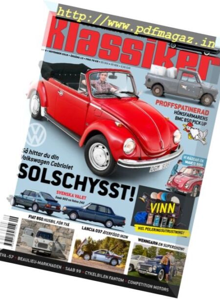 Klassiker – November 2016 Cover