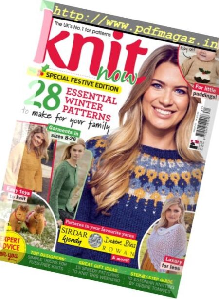 Knit Now – Issue 67, 2016 Cover