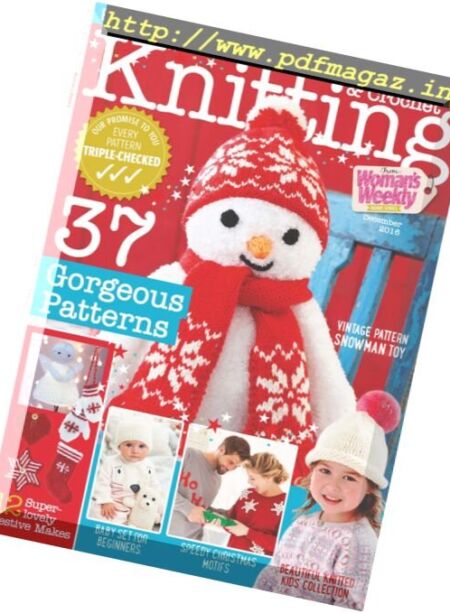 Knitting & Crochet from Woman’s Weekly – December 2016 Cover