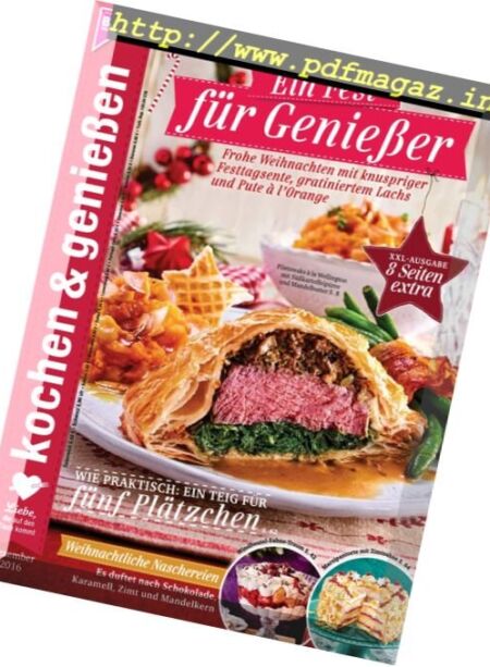 Kochen & Geniessen – Dezember 2016 Cover