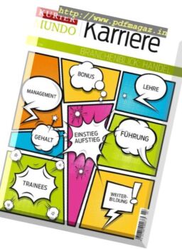 Kurier Mundo Karriere – November 2016