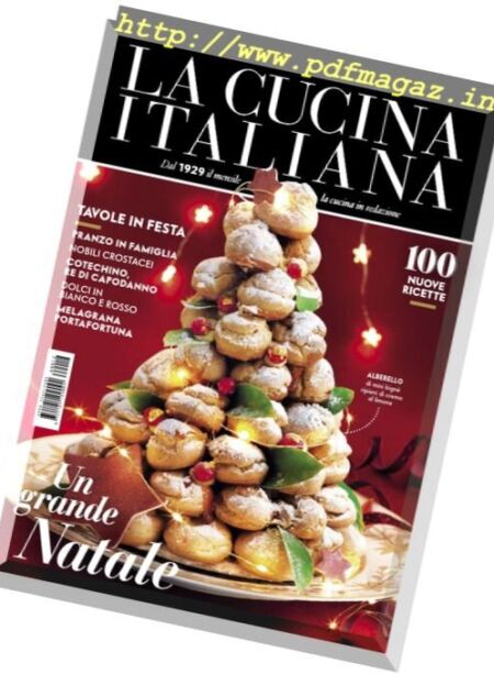 La Cucina Italiana – Dicembre 2016 Cover