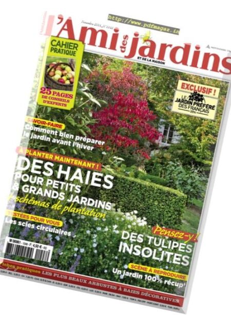 L’Ami des Jardins et de la Maison – Novembre 2014 Cover