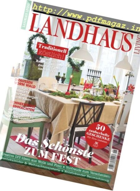 Landhaus Living – November-Dezember 2016 Cover