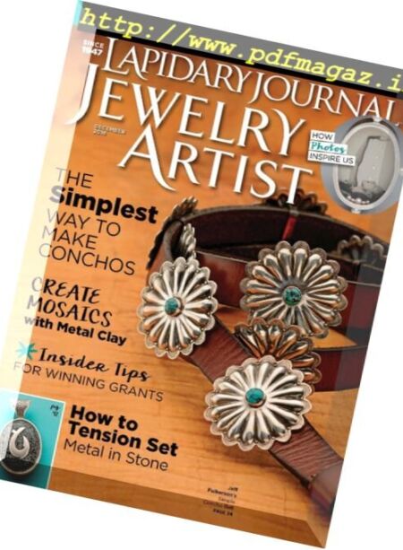 Lapidary Journal Jewelry Artist – December 2016 Cover