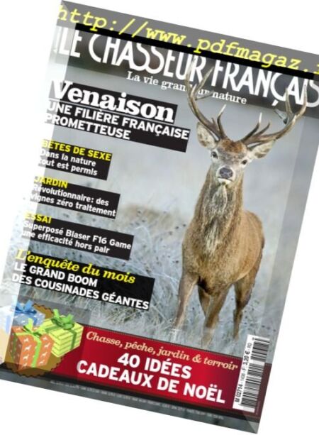 Le Chasseur francais – Decembre 2016 Cover