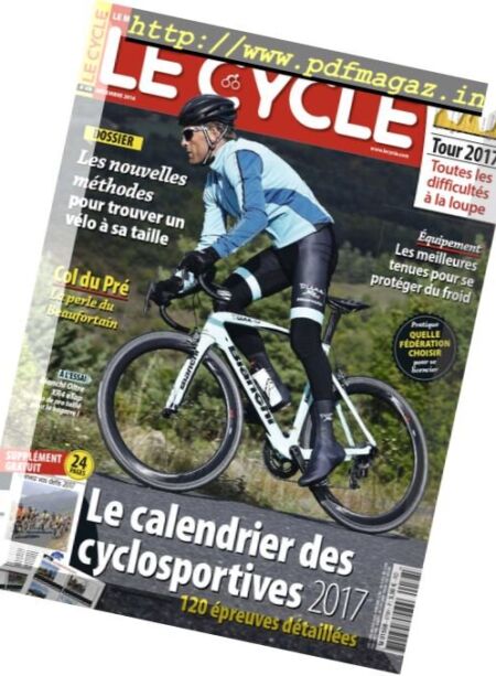 Le Cycle – Decembre 2016 Cover