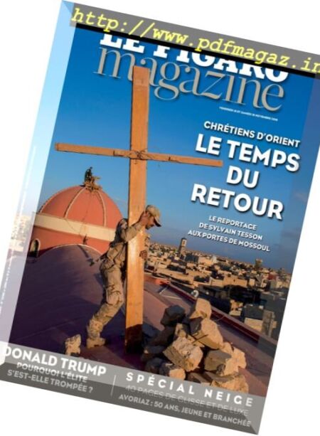 Le Figaro Magazine – 18 Novembre 2016 Cover
