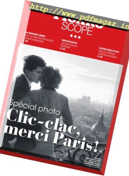 Le Figaroscope – 9 Novembre 2016 Cover