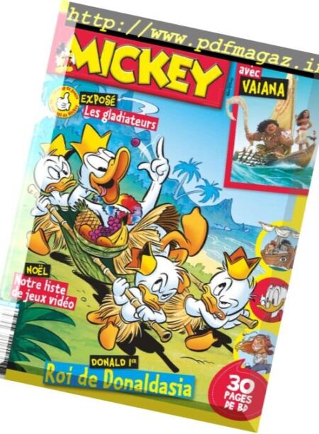Le Journal de Mickey – 30 Novembre 2016 Cover