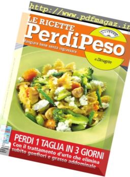Le Ricette PerdiPeso – Novembre 2016