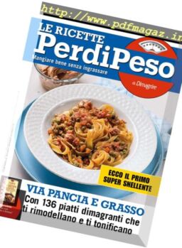 Le Ricette PerdiPeso – Ottobre 2015
