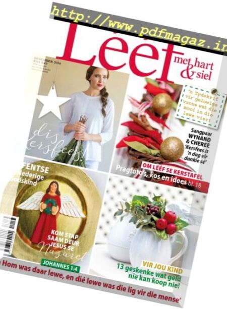 Leef – December 2016 Cover