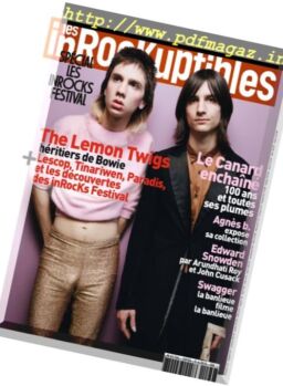 Les Inrockuptibles – 9 au 16 Novembre 2016