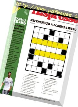 L’Espresso – 4 Dicembre 2016