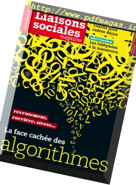Liaisons Sociales Magazine – Novembre 2016 Cover