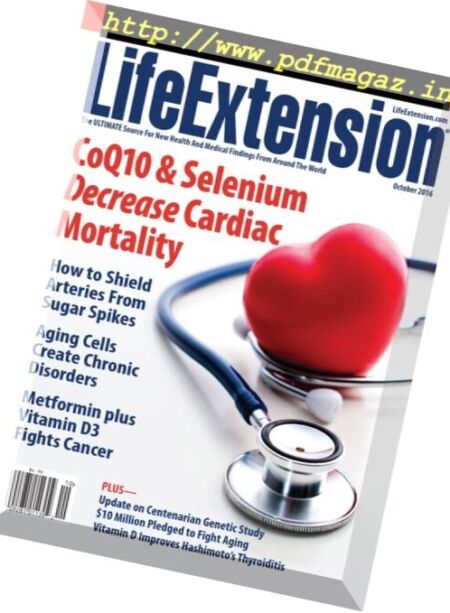 Life Extension – October 2016 Cover