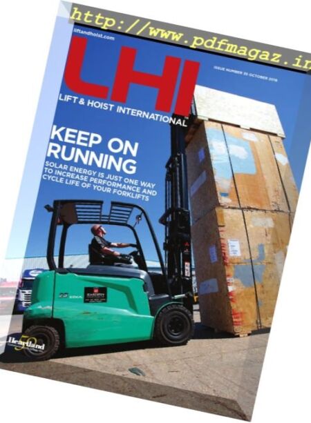 Lift & Hoist International – October 2016 Cover