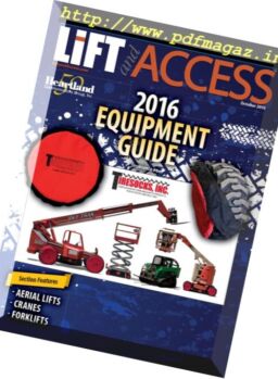 Lift and Access Equipment Guide – 2016