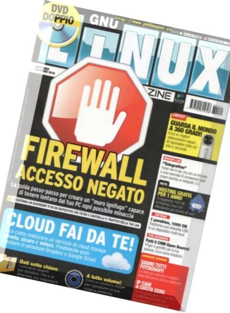 Linux Magazine – Novembre-Dicembre 2016 Cover