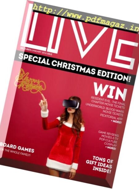 Live Magazine – December 2016 – January 2017 Cover