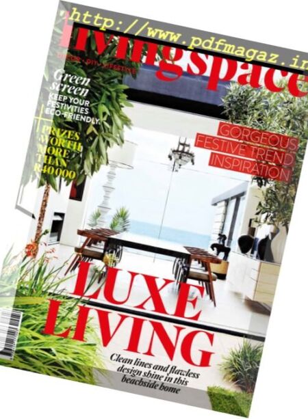 Livingspace – December 2016 Cover