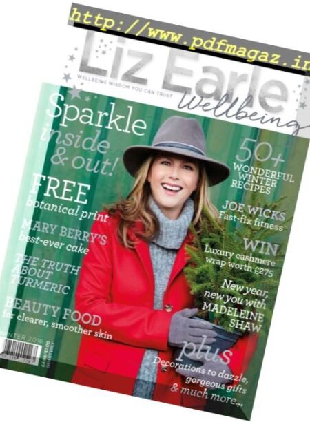 Liz Earle Wellbeing – Winter 2016 Cover