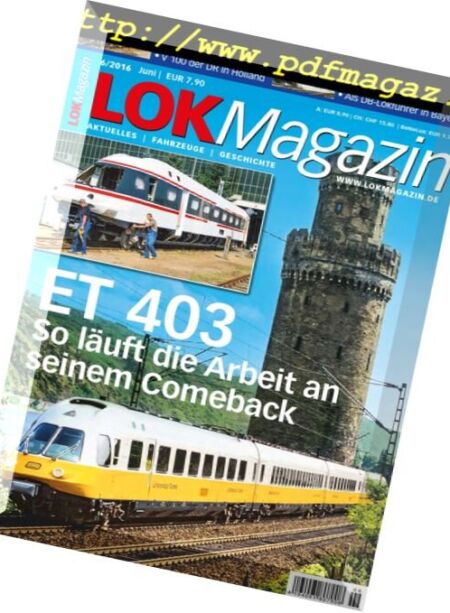 Lok Magazin – Juni 2016 Cover