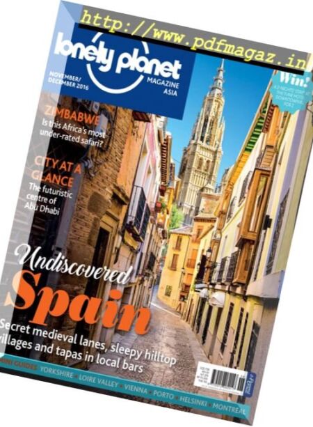 Lonely Planet Asia – November-December 2016 Cover