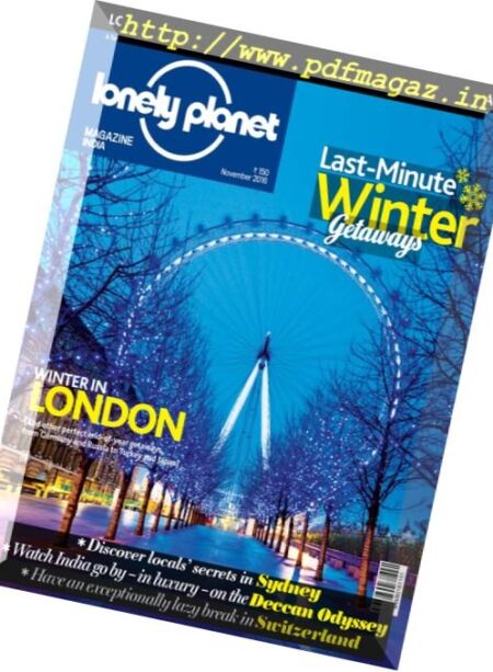 Lonely Planet India – November 2016 Cover