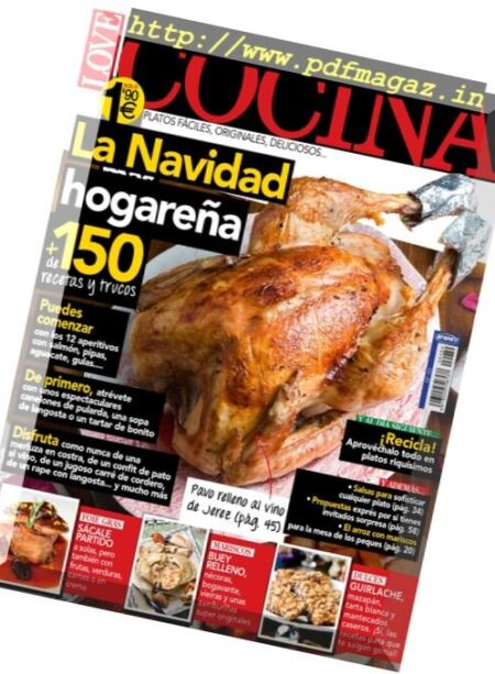 Love Cocina – Diciembre 2016 Cover