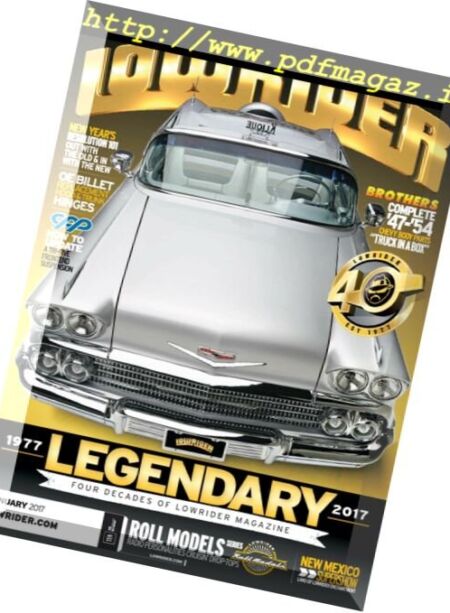 Lowrider – January 2017 Cover