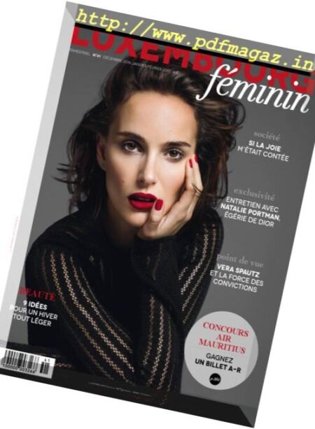 Luxembourg Feminin – Decembre 2016 – Fevrier 2016 Cover