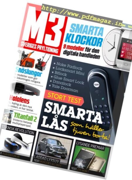 M3 – December 2016 Cover