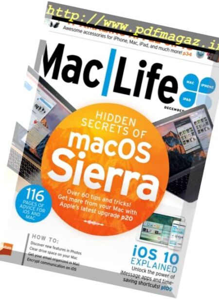 MacLife UK – December 2016 Cover