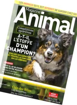 Magazine Animal – Juillet-Aout 2015