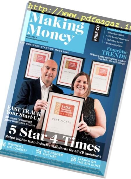 Making Money – December 2016 Cover