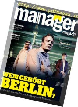 Manager Magazin – Dezember 2016