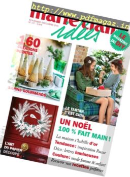 Marie Claire Idees – Novembre-Decembre 2016